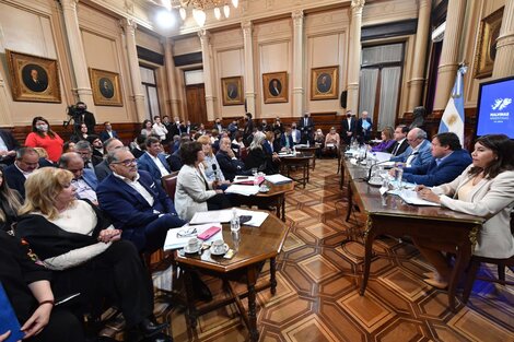 Los senadores comenzaron el debate sobre la Corte. (Fuente: Télam)