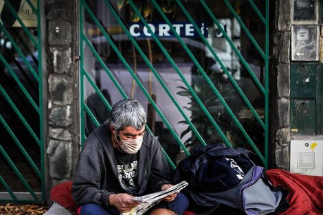 El reclamo de las organizaciones en la Diagonal Sur al 600.