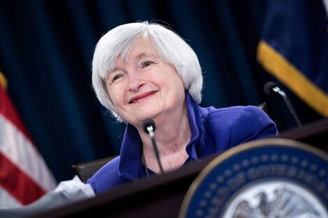 Janet Yellen, secretaria del Tesoro (ministra de Economía) de Estados Unidos.  (Fuente: AFP)