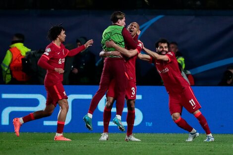 Liverpool le ganó 3-2 a Villarreal y es el primer finalista de la Champions League