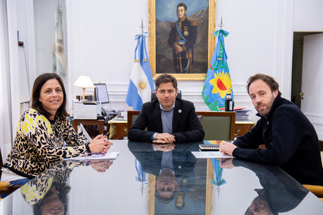 Axel Kicillof anunció aumentos a jubilaciones y pensiones y un bono de 10 mil pesos. Foto: PBA