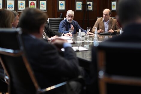 El secretario de Comercio Interior, Roberto Feletti, junto al subsecretario de Políticas para el Mercado Interno, Antonio Mezmezian.