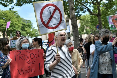 Una marcha contra la derogación, en Paris, Texas.