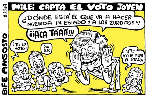 Milei capta el voto joven