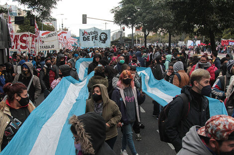 Organizaciones sociales se movilizan con reclamos a Horacio Rodríguez Larreta