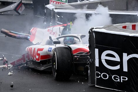 Fórmula 1: así fue el impactante choque de Mick Schumacher