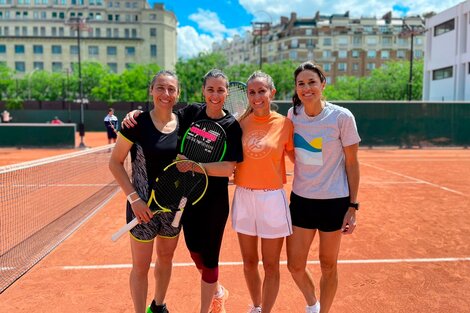 Sabatini-Dulko, la dupla en el Torneo de Leyendas de Roland Garros