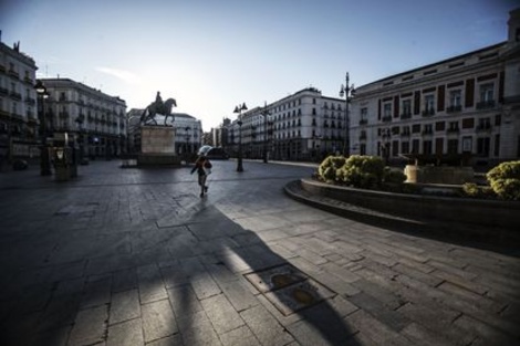 Madrid en los días de confinamiento por la pandemia 