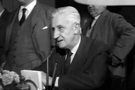 Arturo Illia fue derrocado el 28 de junio de 1966. (Fuente: Télam)