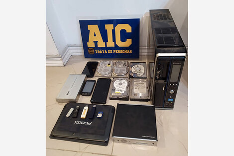 Se secuestraron tablets, pen drives, discos rígidos  y computadoras.