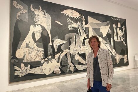 El Museo Reina Sofía respondió a las críticas por la foto de Mick Jagger con el Guernica