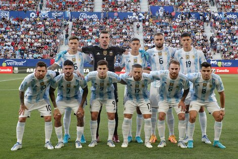 Los once que eligió Scaloni para enfrentar a Estonia