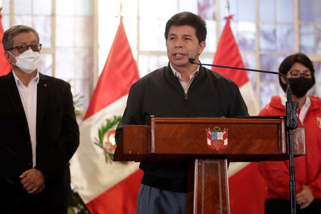 Pedro Castillo, presidente de Perú. Foto: Presidencia Perú.