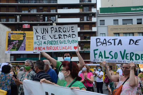 La obra está frenada judicialmente desde febrero.