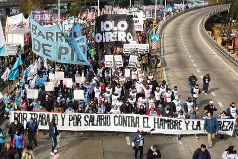 Unidad Piquetera reclamó "trabajo genuino y mayor asistencia"