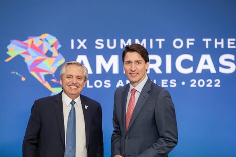 Alberto Fernández y Justin Trudeau analizaron la posibilidad de avanzar en una agenda común, con énfasis en los sectores energético y agroalimentario