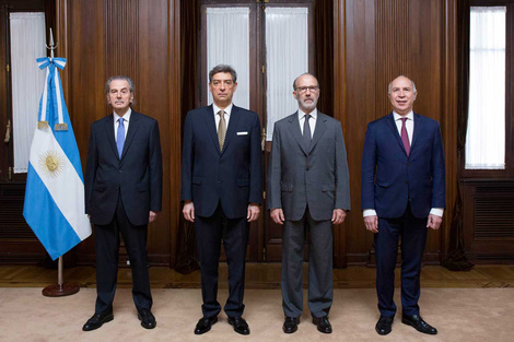 Maqueda, Rosatti, Rosenkrantz, Lorenzetti y la queja en consonancia con los sectores de poder