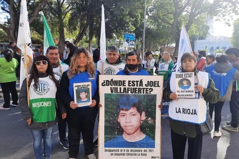 Marcha en Chilecito pidiendo por la aparición con vida Joel.