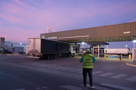 Inspección de ARBA en el centro de distribución de La Anónima en Mercedes, provincia de Buenos Aires