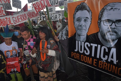 El informe policial detalló que las causas de muerte de Pereira y Phillips fueron por disparos de armas de fuego (Foto: AFP).