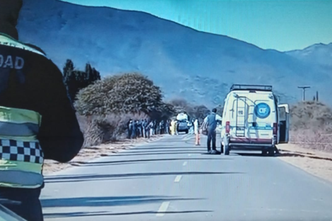 La mujer encontrada sobre la ruta 26 estaba semidesnuda 