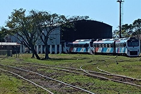 Trenes a la espera. La estación ferroviaria de Garupá en Misiones, parada del servicio de “El Gran Capitán”, que recorría desde Federico Lacroze, en Buenos Aires, hasta Posadas.