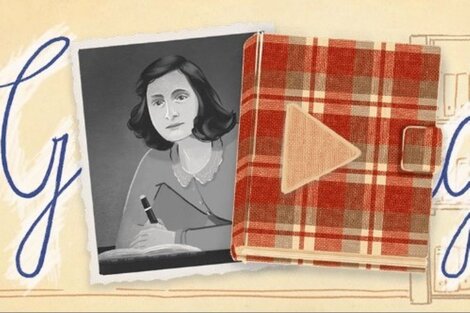Google homenajea a Ana Frank, a 75 años de la publicación de su diario