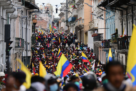 El movimiento indígena de Ecuador denuncia la presencia de infiltrados en las manifestaciones