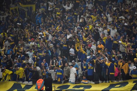 Los hinchas de Boca volvieron a protagonizar actitudes racistas frente a los simpatizantes de Corinthians (Foto: AFP).