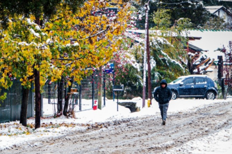 Alerta Naranja: se registraron fuertes nevadas en la Patagonia