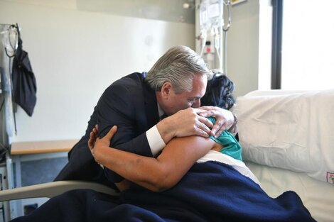 El abrazo entre Alberto Fernández y Milagro Sala.