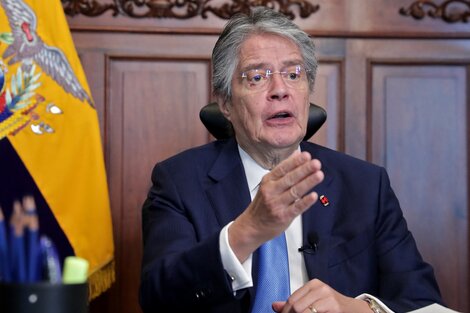 En cadena nacional, Lasso aseguró que es momento de "superar la división y unirnos en un solo objetivo, reconstruir el Ecuador" (Foto: AFP).