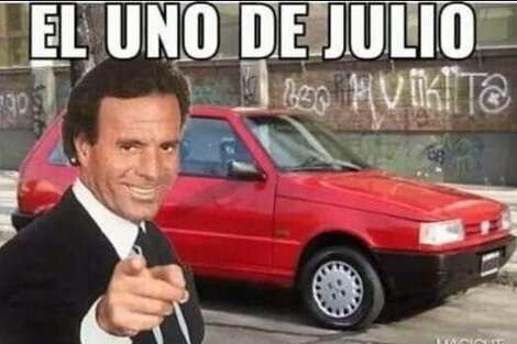 Los mejores memes de julio | Julio Iglesias protagonista en las redes  sociales | Página12