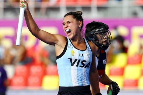 Las Leonas golearon a Corea del Sur en su debut en el Mundial de Hockey femenino