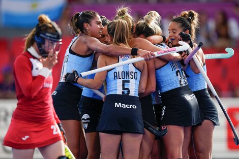 Las Leonas debutaron con una goleada en el Mundial de hockey