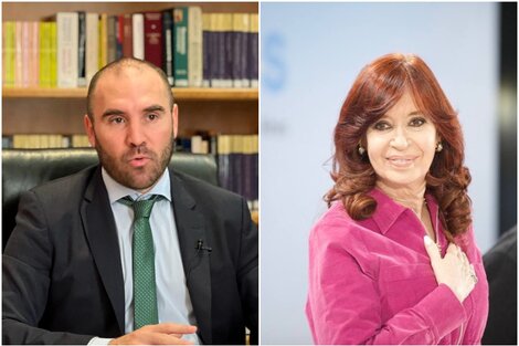 Guzmán dio a conocer su carta de renuncia mientras Cristina brindaba un discurso (NA - Ig/@cristinafkirchner).