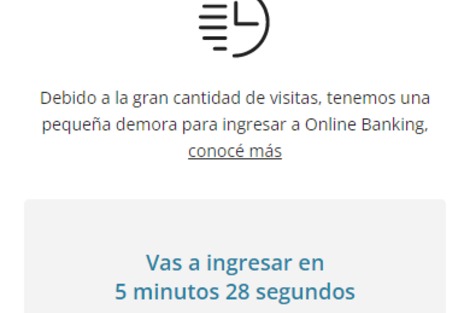 Lunes agitado: reportan caídas del home banking por la disparada del dólar