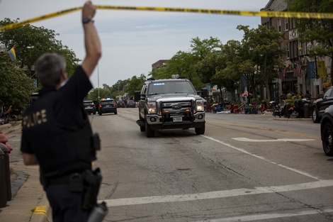 Seis muertos y 24 heridos en un tiroteo en el desfile por el Día de la Independencia cerca de Chicago. Foto: AFP