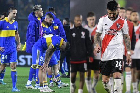 Boca y River lamentan su salida temprana de la Copa Libertadores.