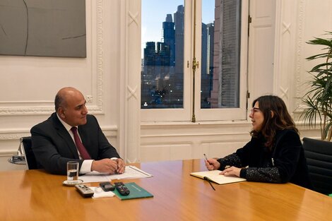 Silvina Batakis se reunió por la tarde con el jefe de Gabinete, Juan Manzur, para analizar la situación. (Fuente: Télam)