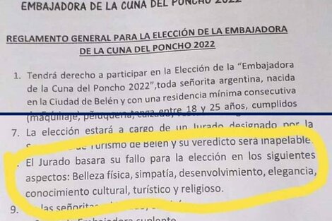 Repudio por violencia simbólica en la “Cuna del Poncho”