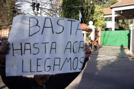 Revolución Federal no tiene más de dos meses de vida pero ya realizó varias convocatorias, frente a la Quinta de Olivos o la Casa Rosada. (Fuente: EFE)