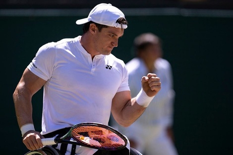 Wimbledon: el argentino Gustavo Fernández se consagró campeón en dobles en tenis adaptado