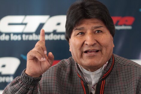 El ex presidente de Bolivia Evo Morales.