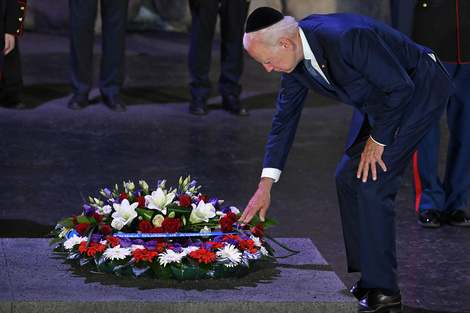 Joe Biden confundió "honor" con "horror" para referirse al Holocausto en Israel