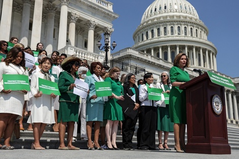 Estados Unidos: la Cámara baja aprobó consagrar el aborto como un derecho federal