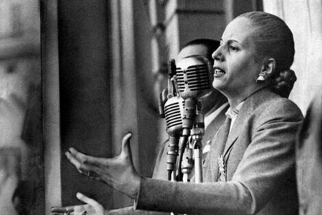 “No son horas de cobardes”: el homenaje de La Cámpora a Eva Perón  