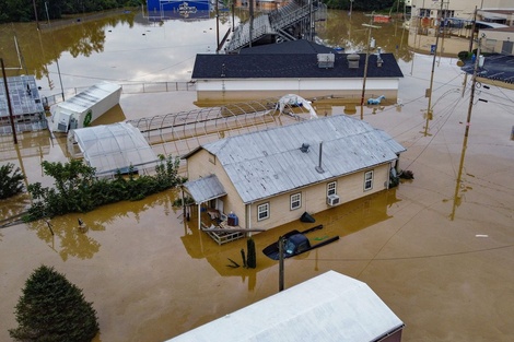 Inundaciones en Kentucky: al menos 15 muertos y en estado de emergencia