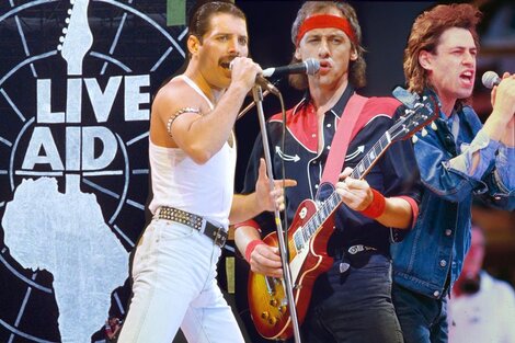Live Aid: a 37 años del festival que unió a Queen, Led Zeppelin y Paul  McCartney | 13 de julio, Día Mundial del Rock | Página12