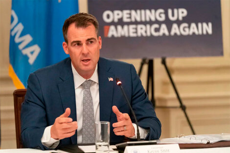 El gobernador de Oklahoma, Kevin Stitt